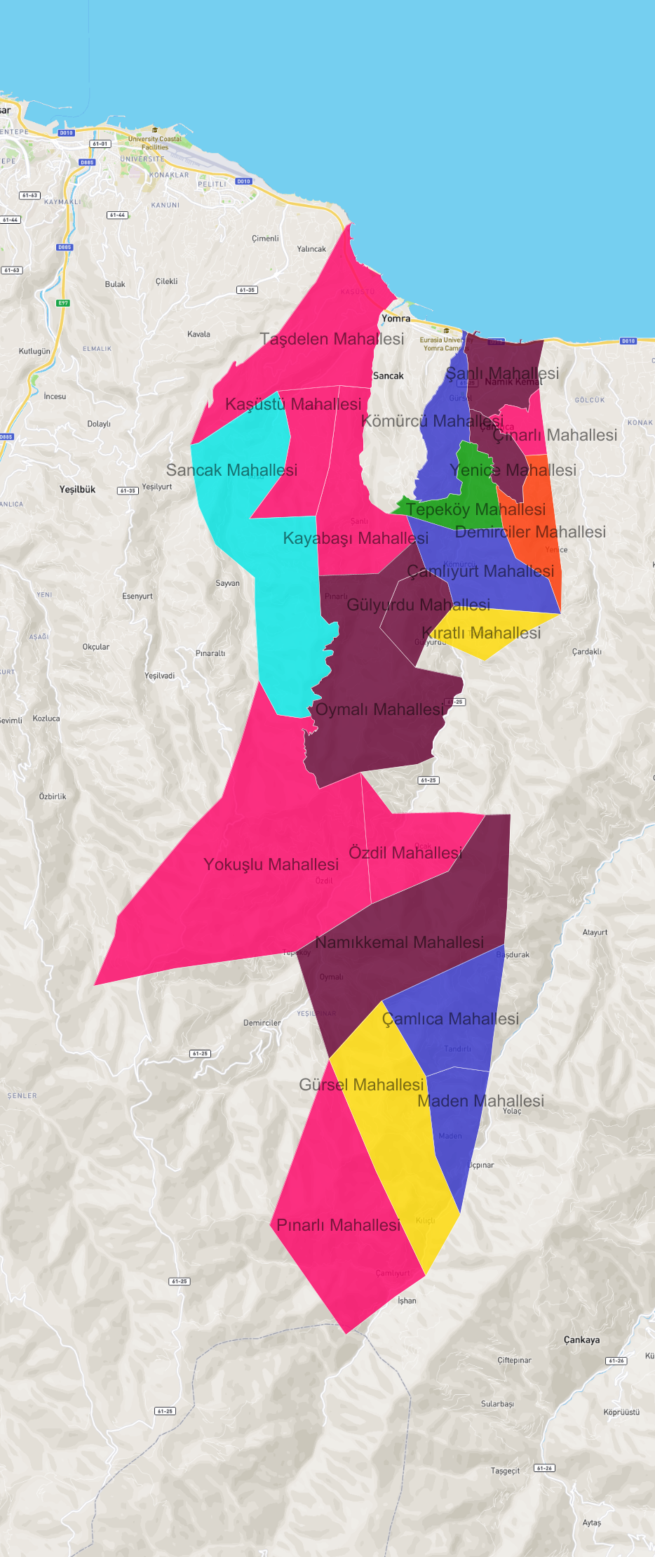 Yomranın kaç mahallesi var? - Kapak Görseli